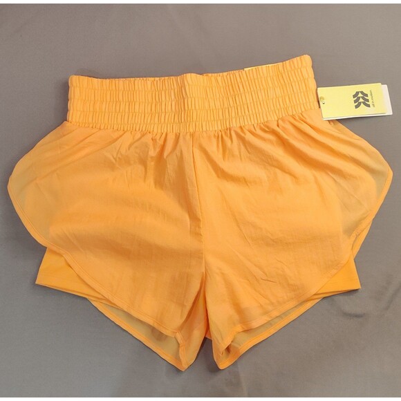 All in Motion Translucent Tulip Shorts Light Orange - Picture 3 of 7